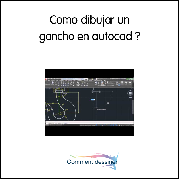 Como dibujar un gancho en autocad